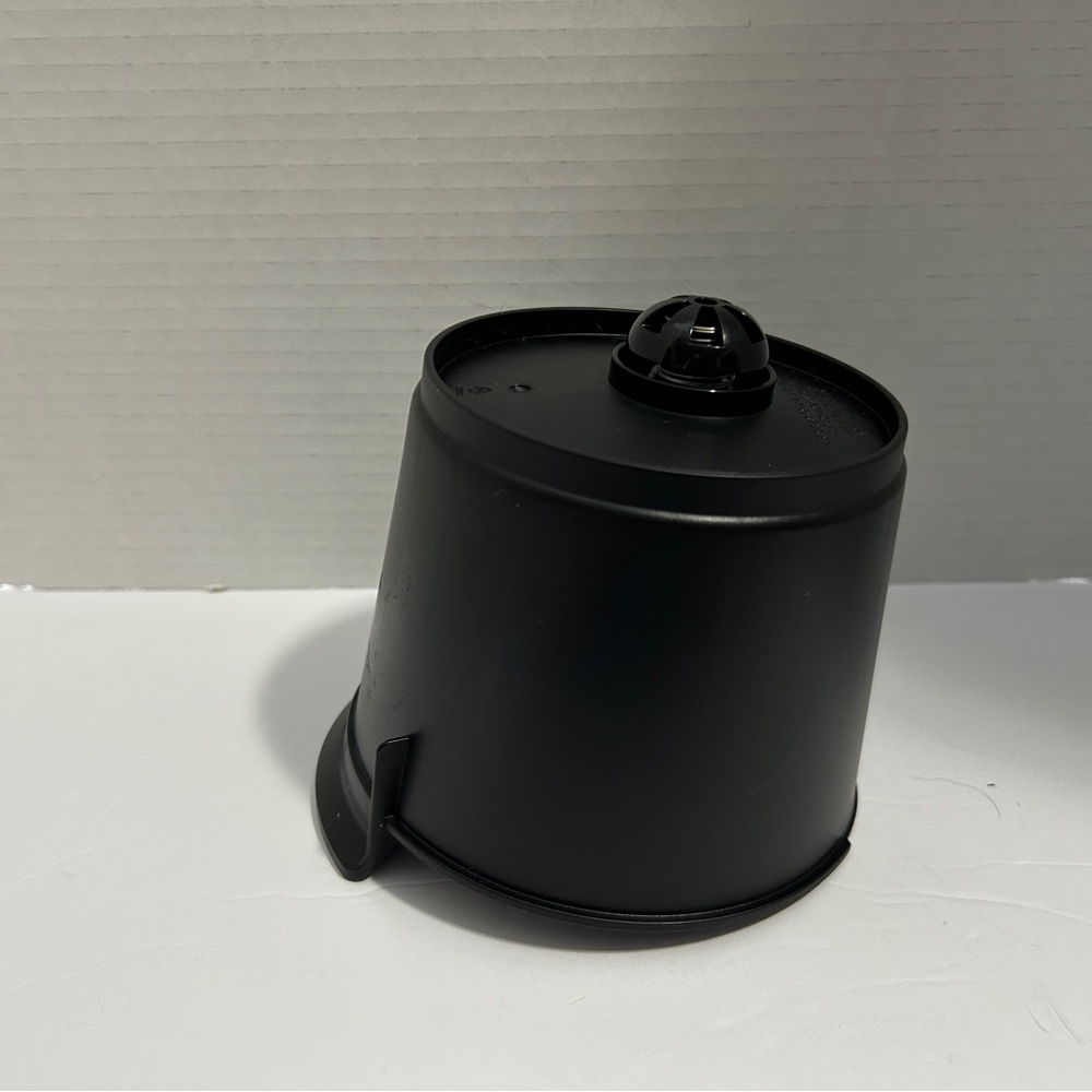 Sleek Black Coffee Filter Holder